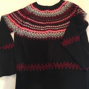 Fair Isle sweater with subtle embellishment